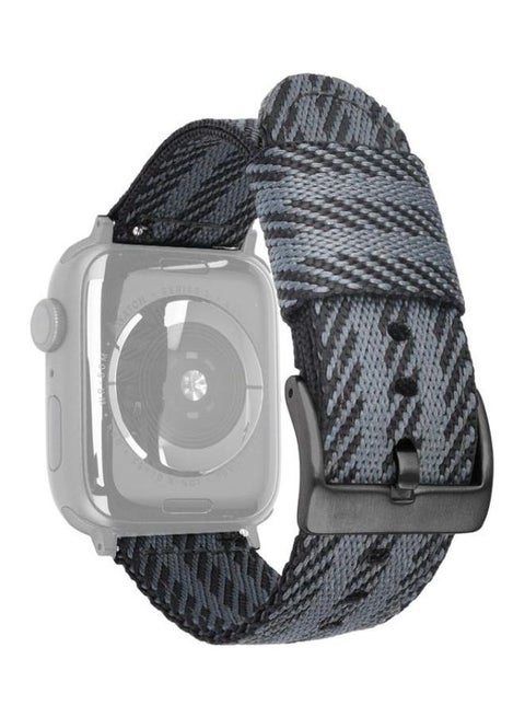 Replacement Watchband For Apple Watch Black/Grey