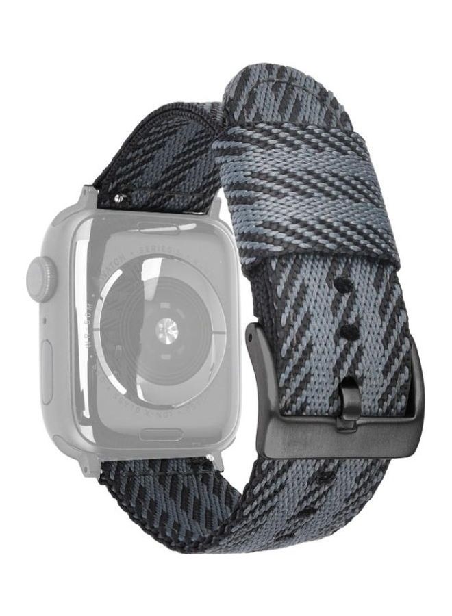 HuHa - Replacement Watchband For Apple Watch Black/Grey - Image 1