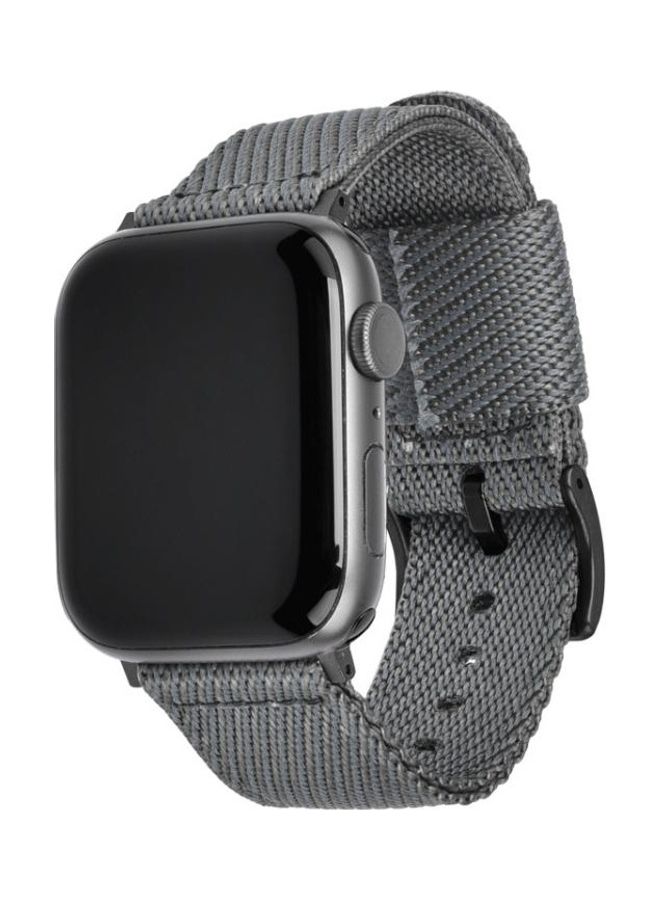 HuHa - Replacement Watchband For Apple Watch Black/Grey - Image 1