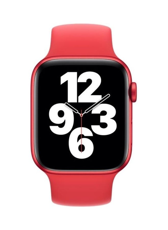 HuHa Replacement Watchband for Apple Watch Series 7/6/5/4/3/2/1/SE 38/40/41mm Red - Image 3