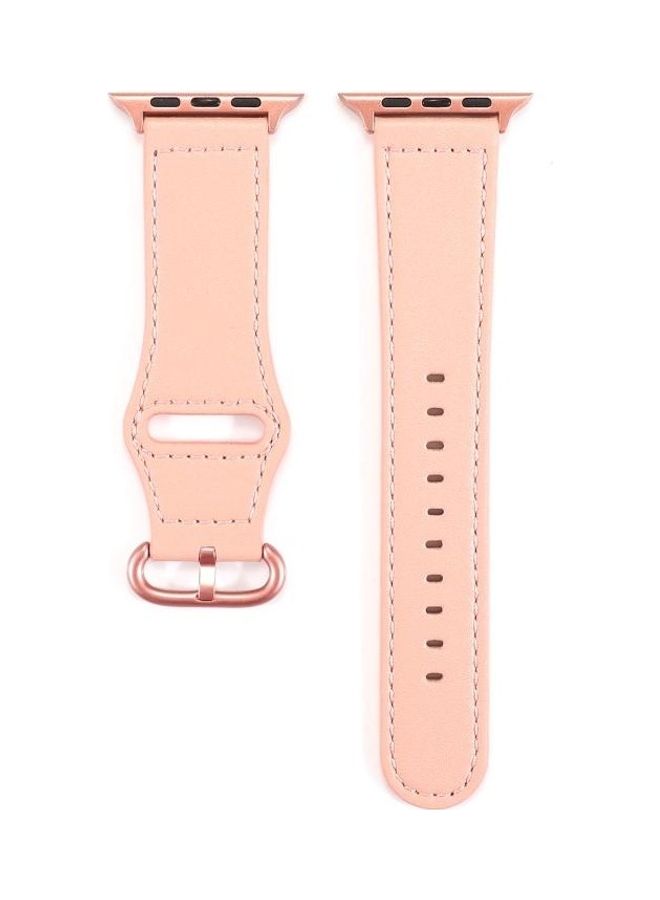 HuHa Replacement Watchband for Apple Watch Series 7/6/5/4/3/2/1/SE 42/44/45mm Pink - Image 2