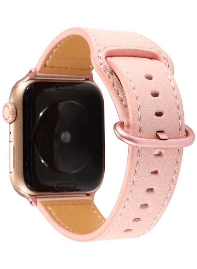 HuHa Replacement Watchband for Apple Watch Series 7/6/5/4/3/2/1/SE 42/44/45mm Pink - Image 1