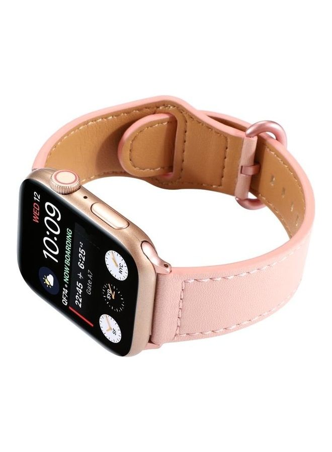 HuHa Replacement Watchband for Apple Watch Series 7/6/5/4/3/2/1/SE 42/44/45mm Pink - Image 4