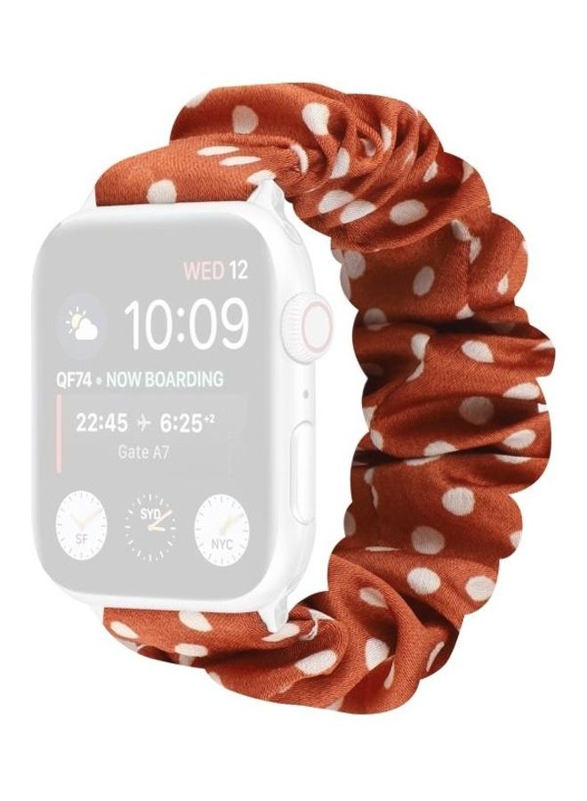 HuHa Ethnic Replacement Watchband for Apple Watch Series 1/2/3/4/5/6/7/SE 38/40/41mm Orange - Image 1