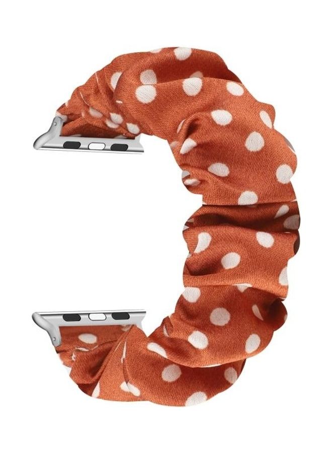 HuHa Ethnic Replacement Watchband for Apple Watch Series 1/2/3/4/5/6/7/SE 38/40/41mm Orange - Image 2