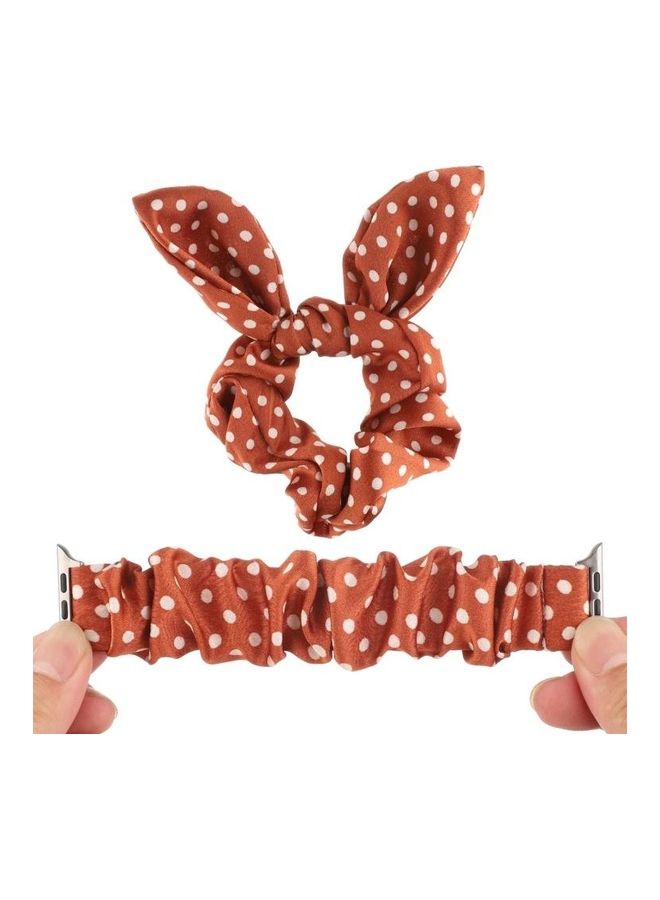 HuHa Ethnic Replacement Watchband for Apple Watch Series 1/2/3/4/5/6/7/SE 38/40/41mm Orange - Image 4