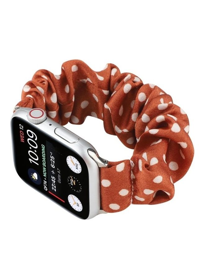 HuHa Ethnic Replacement Watchband for Apple Watch Series 1/2/3/4/5/6/7/SE 38/40/41mm Orange - Image 5