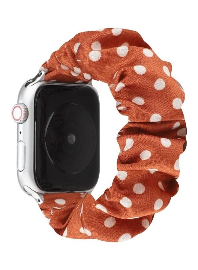 HuHa Ethnic Replacement Watchband for Apple Watch Series 1/2/3/4/5/6/7/SE 38/40/41mm Orange - Image 3
