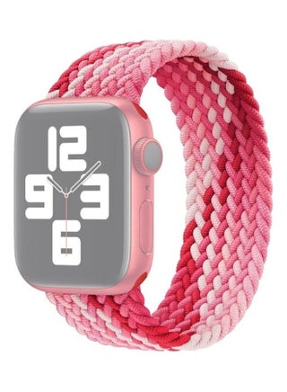 Single Loop Weaving Nylon Replacement Watchband, Size: M 145mm for Apple Watch Series 7/6/SE/5/4/3/2/1 38/40/41mm Strawberry Red - v1634575113/N51421945A_1