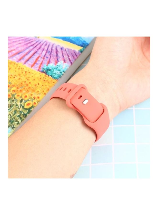 HuHa Double Wear Rivets Replacement Watchbands For Apple Watch Series 1/2/3/4/5/6/7/SE 38-40-41mm Rose Red - Image 5