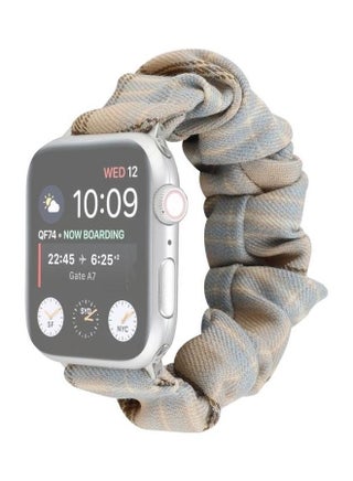 Replacement Watchband for Apple Watch Series 7/6/5/4/3/2/1/SE 42/44/45mm Beige/Light Blue - v1634575920/N51419275A_1