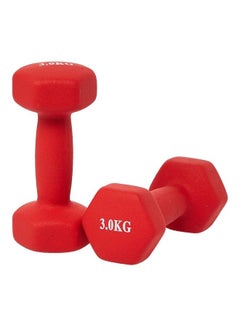 2-Pieces Neoprene Dumbbells Set 28x16x10cm