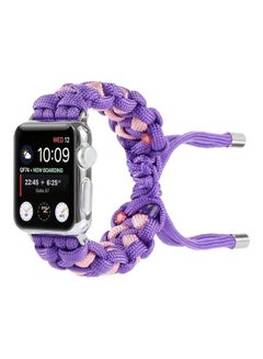 HuHa Ethnic Replacement Watchband for Apple Watch Series 1/2/3/4/5/6/7/SE 38/40/41mm Purple  - Image 3