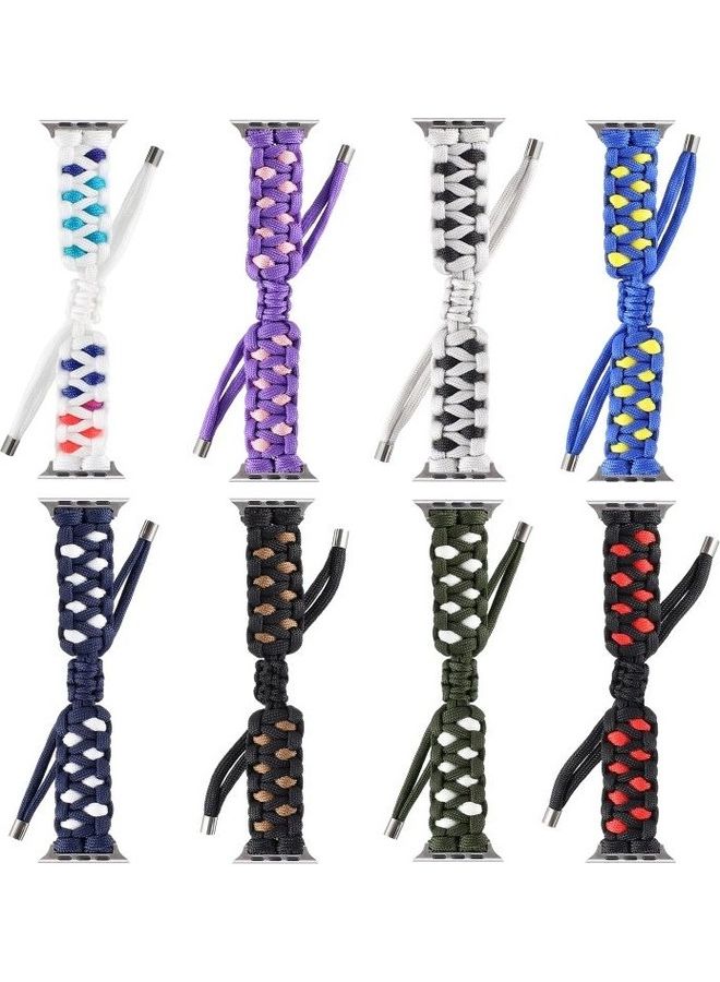 HuHa - Ethnic Replacement Watchband for Apple Watch Series 1/2/3/4/5/6/7/SE 38/40/41mm Purple - Image 1