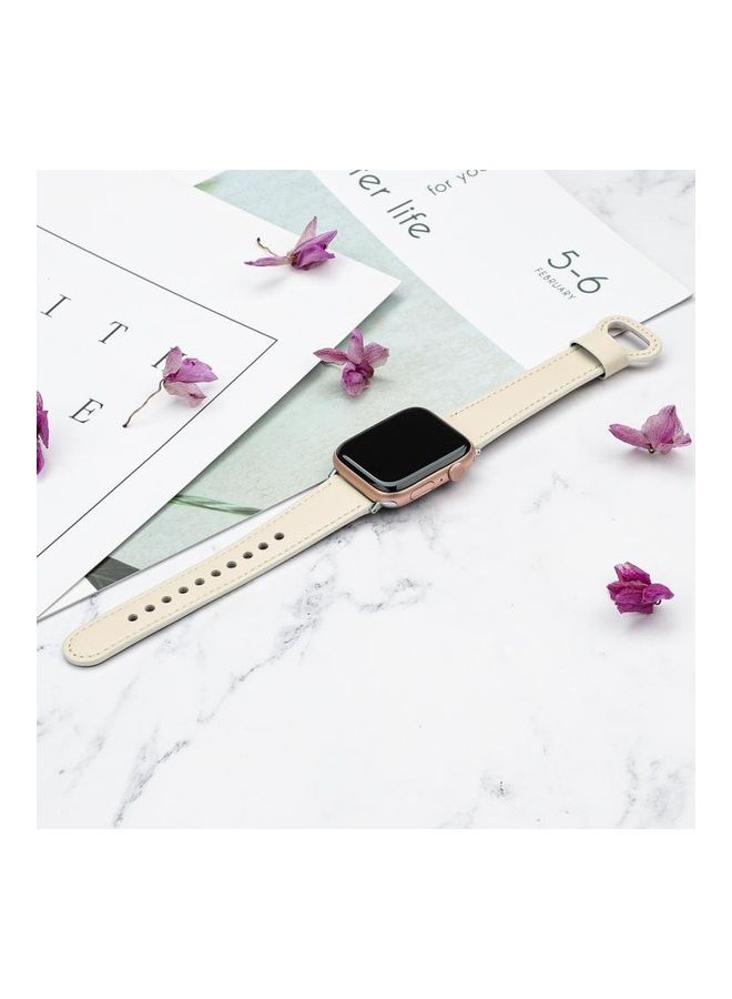 HuHa - Replacement Watchband For Apple Watch Creamy White - Image 1