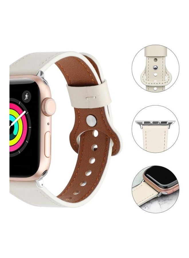 HuHa - Replacement Watchband For Apple Watch Creamy White - Image 1