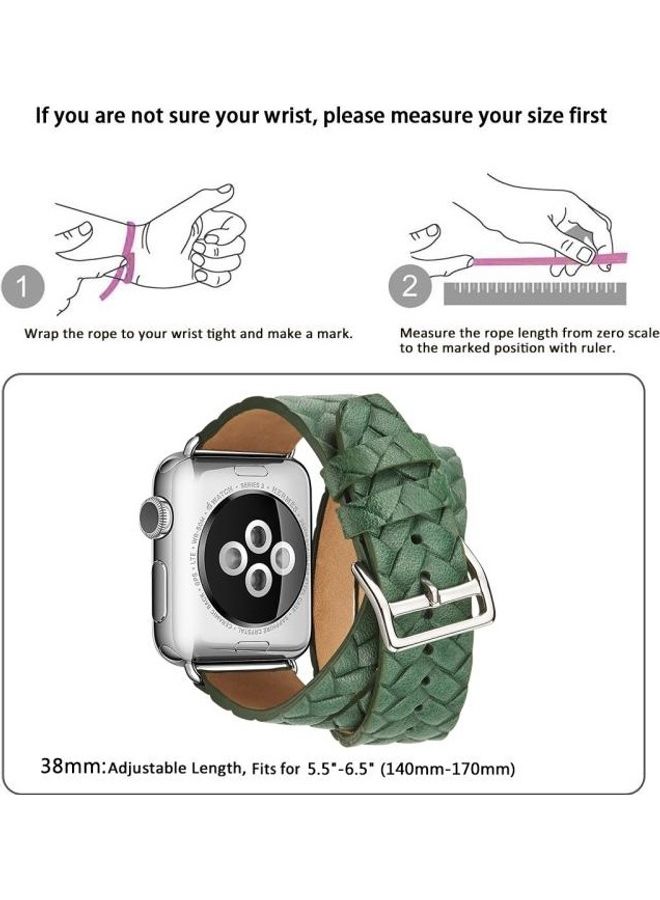 HuHa Replacement Watchband For Apple Watch Green - Image 4