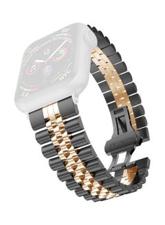 Replacement Watchband For Apple Watch Black/Rose Gold