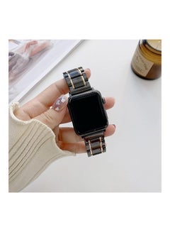 Replacement Watchband For Apple Watch Black/Rose Gold