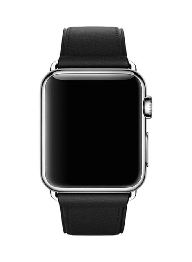 HuHa Classic Button Wrist Watch Band Black - Image 3