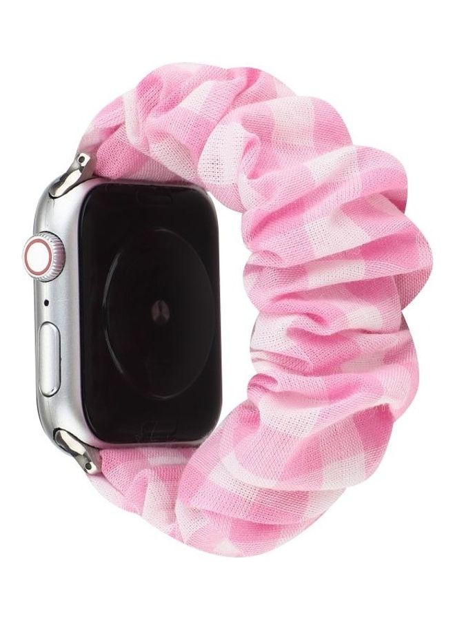 HuHa Replacement Watchband for Apple Watch Series 7/6/5/4/3/2/1/SE 38/40/41mm Pink - Image 1