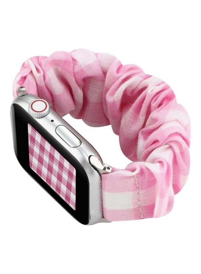 HuHa Replacement Watchband for Apple Watch Series 7/6/5/4/3/2/1/SE 38/40/41mm Pink - Image 5