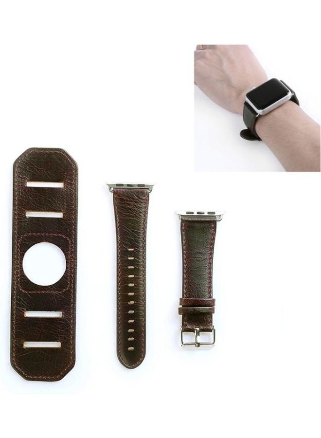 HuHa Replacement Strap For Apple Watch Series Dark Brown - Image 1