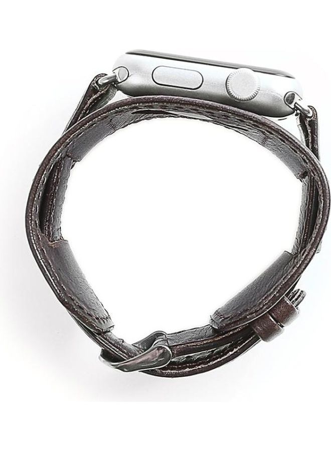 HuHa Replacement Strap For Apple Watch Series Dark Brown - Image 5