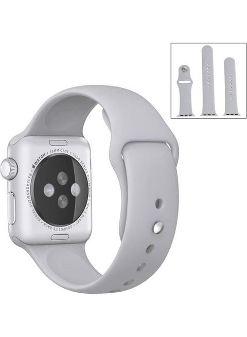 Replacement Watchband for Apple Watch Series 7/6/5/4/3/2/1/SE 38/40/41mm Silver