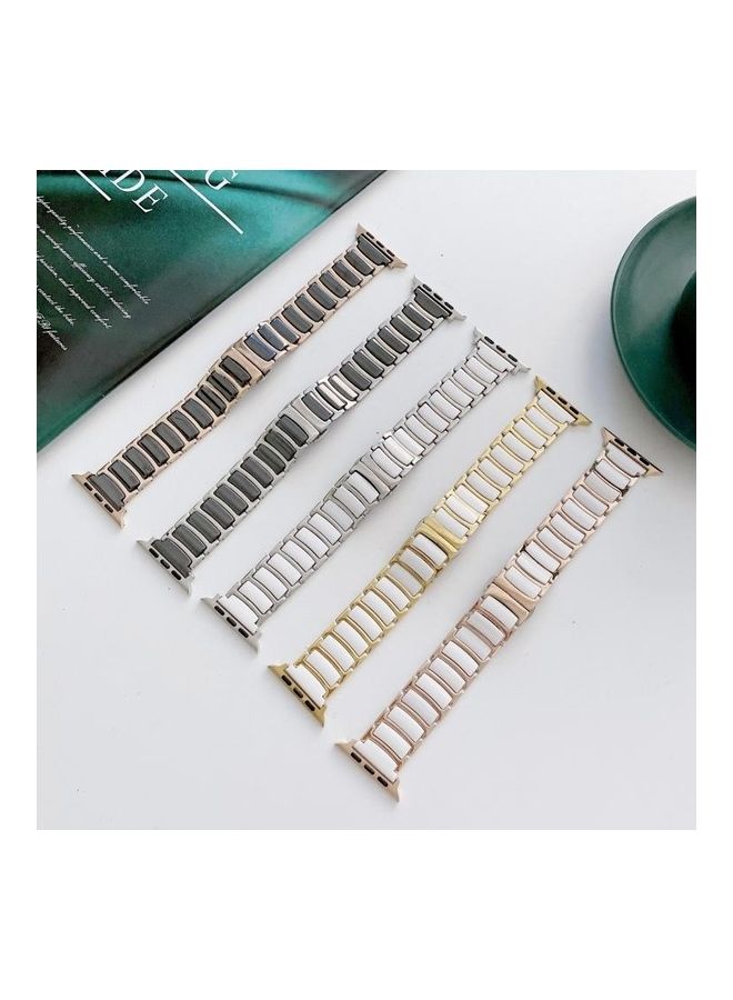 HuHa Replacement Watchband For Apple Watch Black/Gold - Image 2