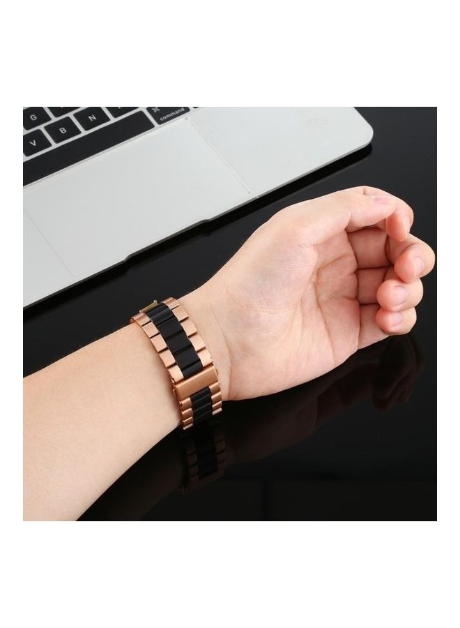 HuHa Replacement Watchband For Apple Watch Black/Gold - Image 5