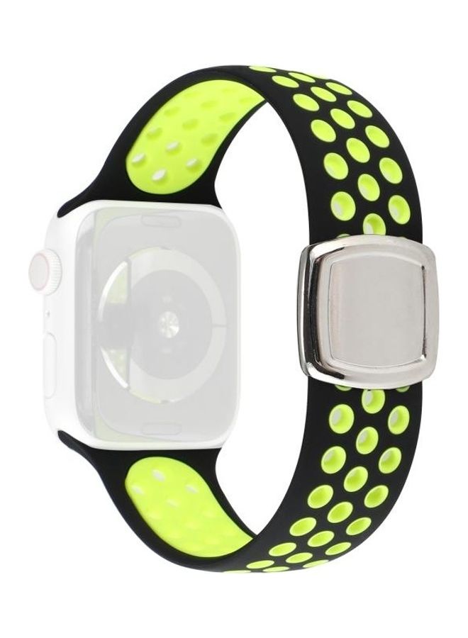 HuHa Replacement Strap For Apple Watch Series Black/Yellow - Image 1