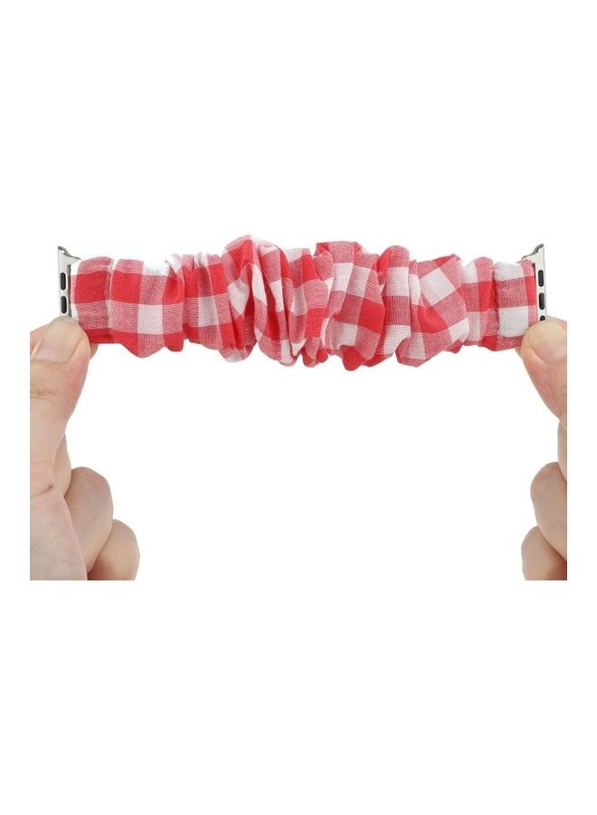 HuHa Replacement Watchband for Apple Watch Series 7/6/5/4/3/2/1/SE 42/44/45mm Red - Image 3