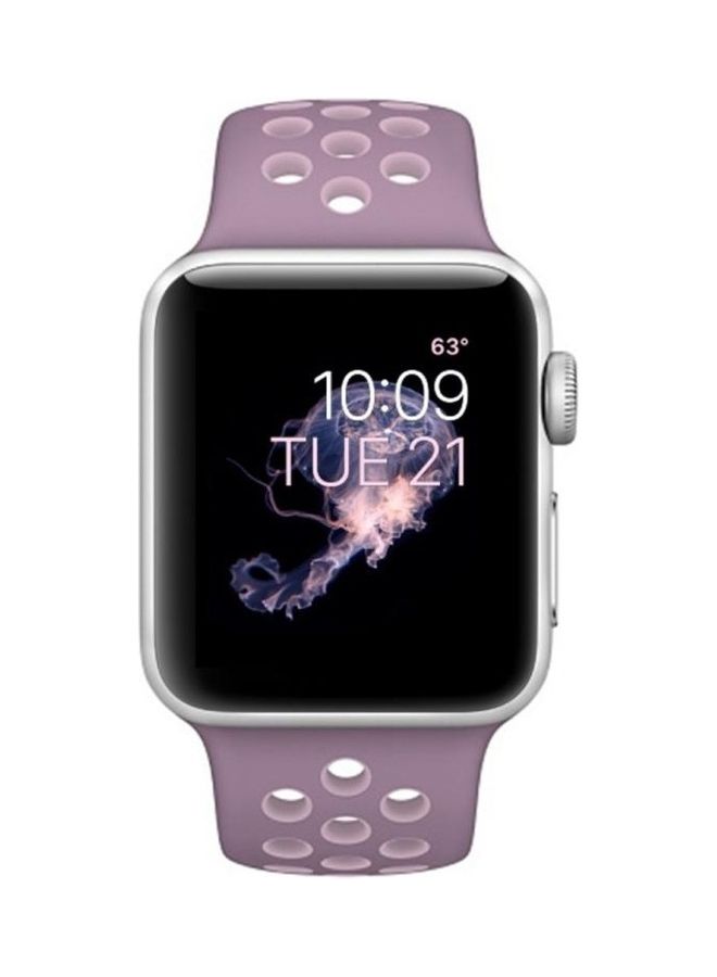HuHa - Replacement Watchband for Apple Watch Series 7/6/5/4/3/2/1/SE 42/44/45mm Purple/Pink - Image 1