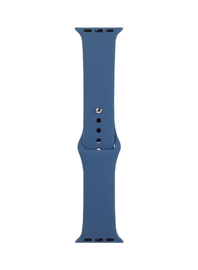 HuHa Replacement Watchband for Apple Watch Series 7/6/5/4/3/2/1/SE 38/40/41mm Blue - Image 1
