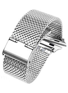HuHa Ethnic Replacement Watchband for Apple Watch Series 1/2/3/4/5/6/7/SE 38/40/41mm Silver  - Image 1