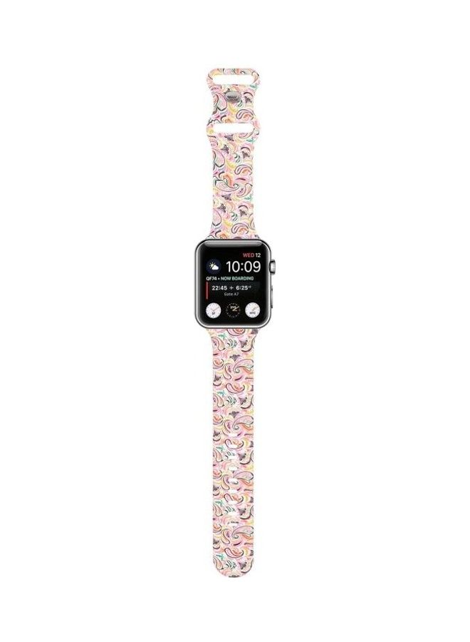 HuHa Ethnic Replacement Watchband for Apple Watch Series 1/2/3/4/5/6/7/SE 38/40/41mm Multicolour - Image 4