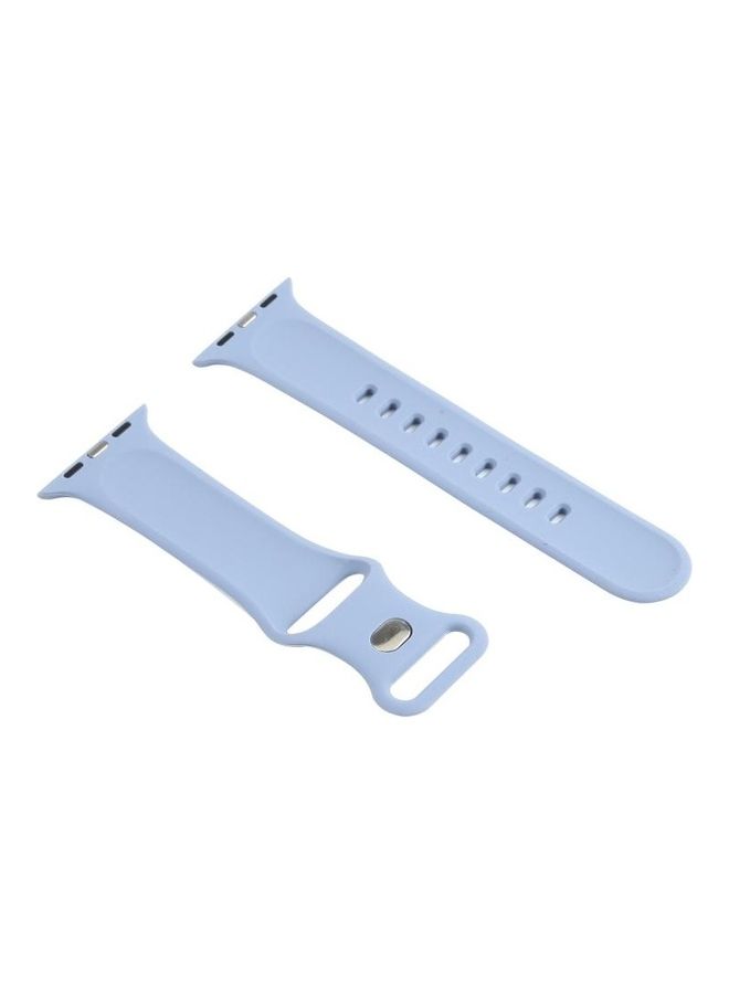 HuHa Double Wear Rivets Replacement Watchbands For Series 7 41mm/6 & SE & 5 & 4 40mm/3 & 2 & 1 38mm Lavender - Image 2