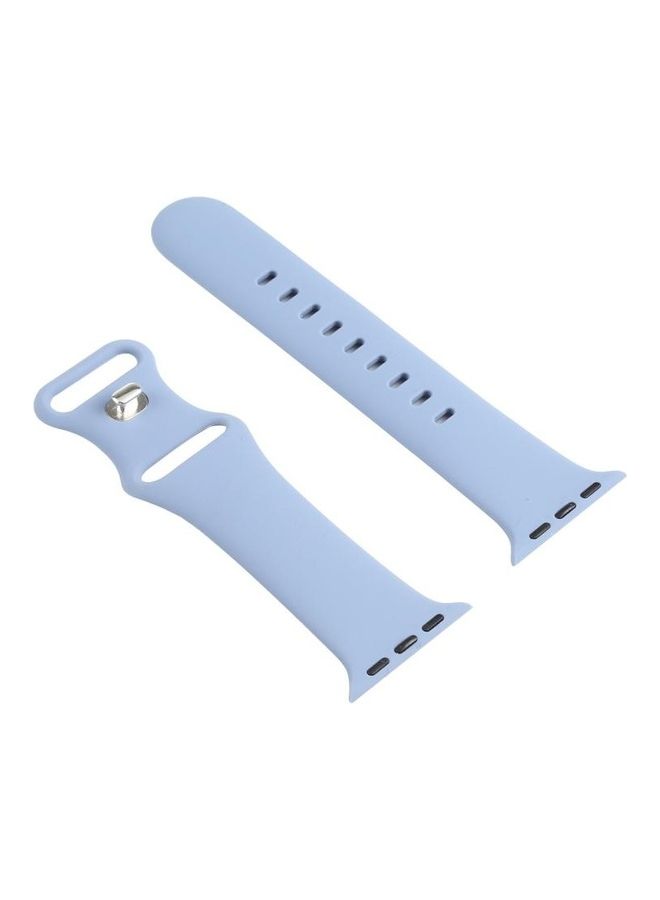 HuHa Double Wear Rivets Replacement Watchbands For Series 7 41mm/6 & SE & 5 & 4 40mm/3 & 2 & 1 38mm Lavender - Image 3