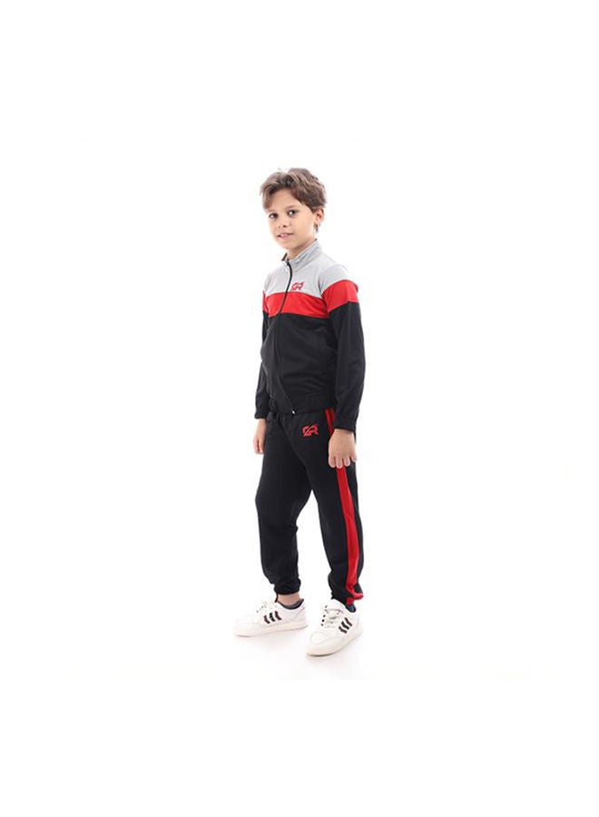 Caesar - Training Suit  With Pocket Black - Image 1