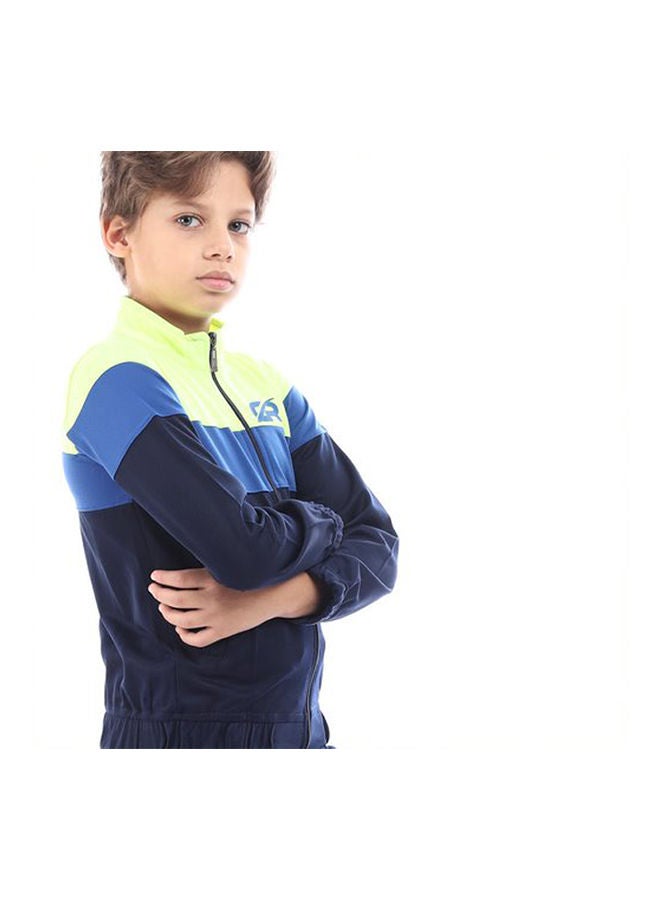 Caesar Training Suit  With Pocket Blue  - Image 2