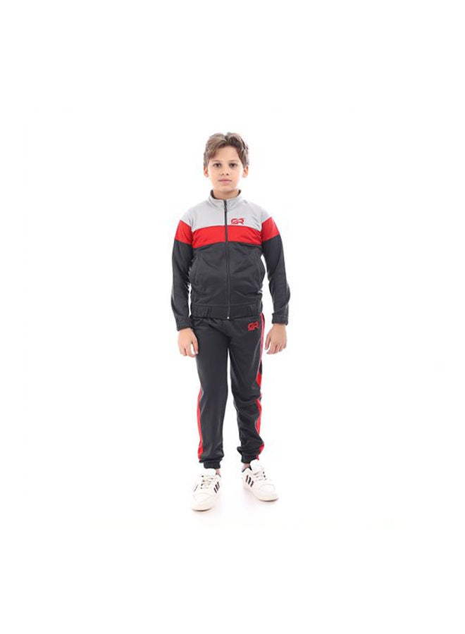 Caesar Training Suit  With Pocket Grey  - Image 1