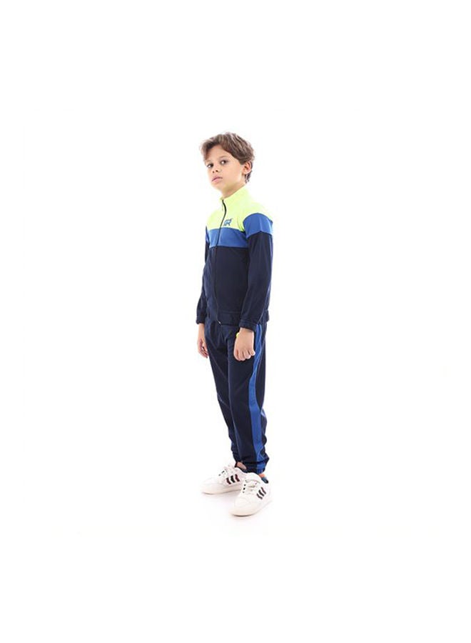 Caesar Training Suit  With Pocket Blue  - Image 3