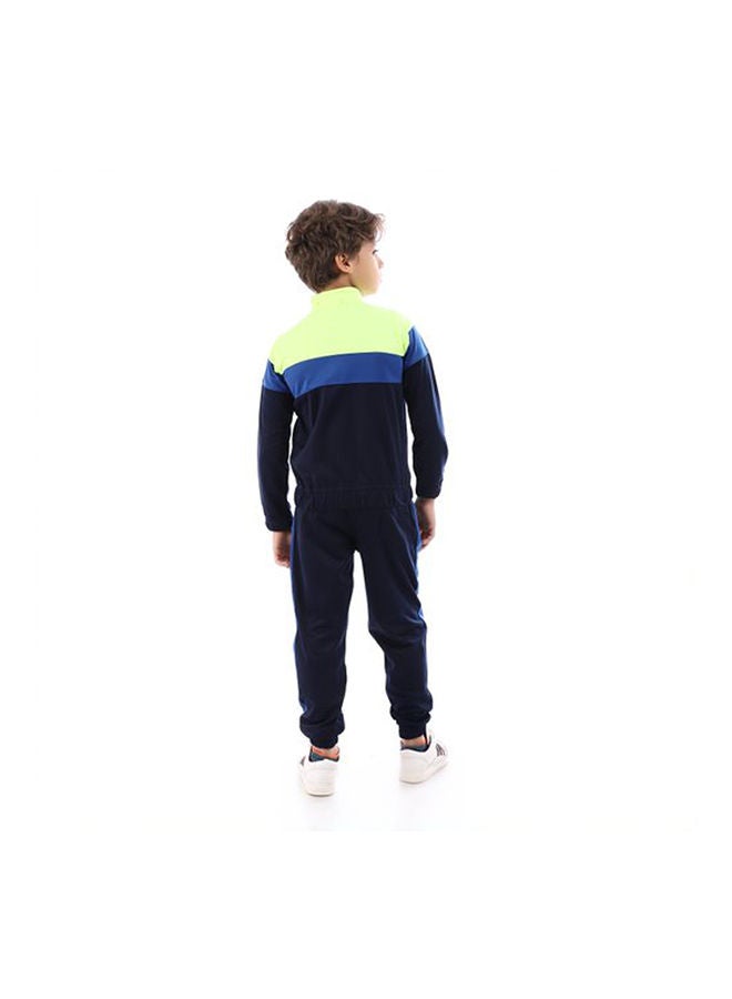 Caesar Training Suit  With Pocket Blue  - Image 4