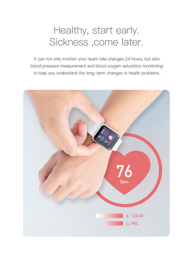 Generic - LT716 Real Time Monitoring Multifunctional Smart Watch Grey - Image 1