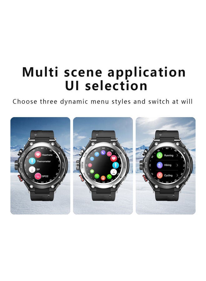 Generic Smart Watch With Wireless Earbuds Black  - Image 5
