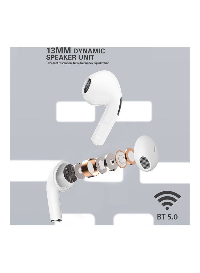 Lenovo - Lenovo HT38 True Wireless Stereo Earphone BT5.0 In-ear Earbuds HiFi Sound/HD Call/Touch Control/Game No Latancy Headset with Mic Compatible White - Image 1