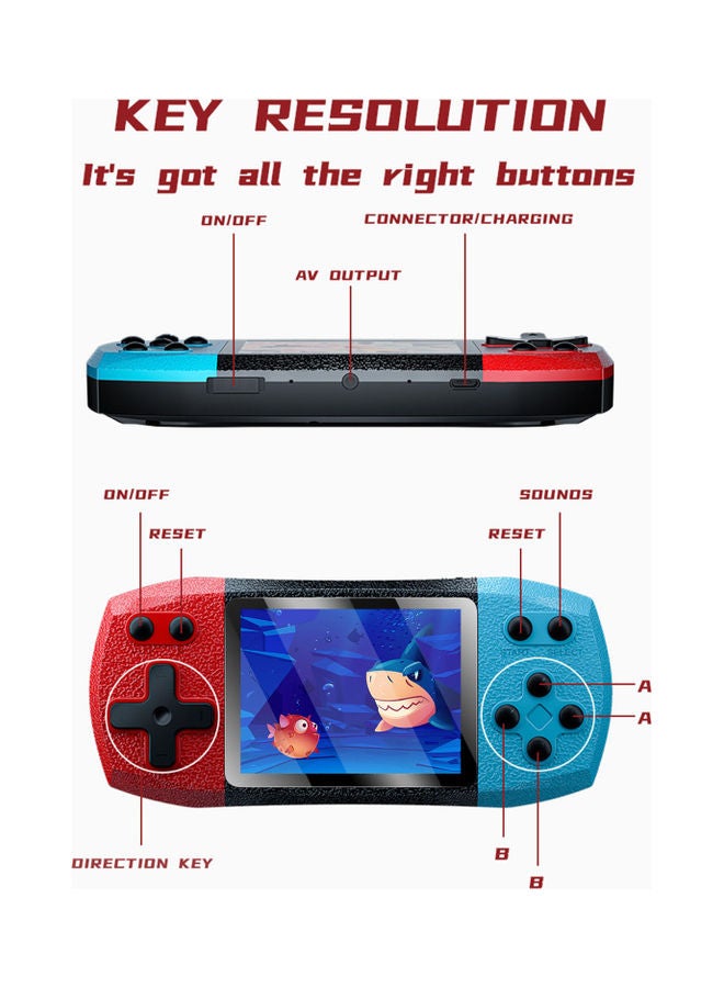 ماركة غير محددة - Full-Color Screen Handheld Gamepad - Wireless - Image 1