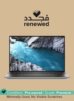 DELL Renewed - XPS 15 9500 Laptop With 15.6-Inch Display, 10th Gen Intel Core i7-10750H Processor/32GB RAM/1TB SSD/Nvidia GeForce GTX 1650Ti 4GB Graphics/Windows 10 Home English/Arabic Silver  - Image 1
