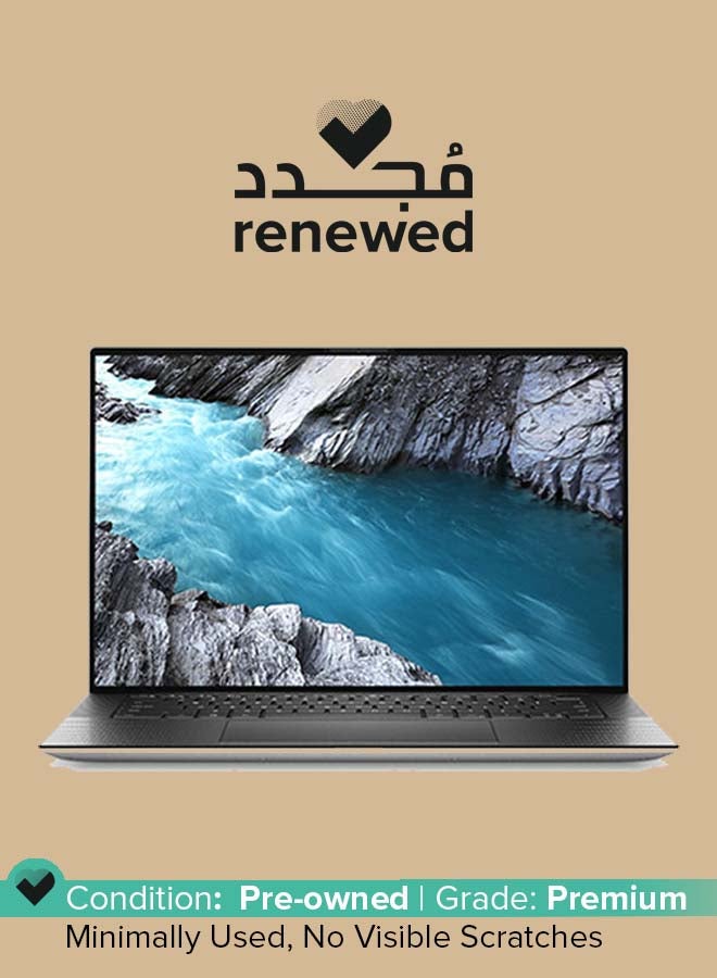 DELL - Renewed - XPS 15 9500 Laptop With 15.6-Inch Display, 10th Gen Intel Core i7-10750H Processor/32GB RAM/1TB SSD/Nvidia GeForce GTX 1650Ti 4GB Graphics/Windows 10 Home English/Arabic Silver - Image 1